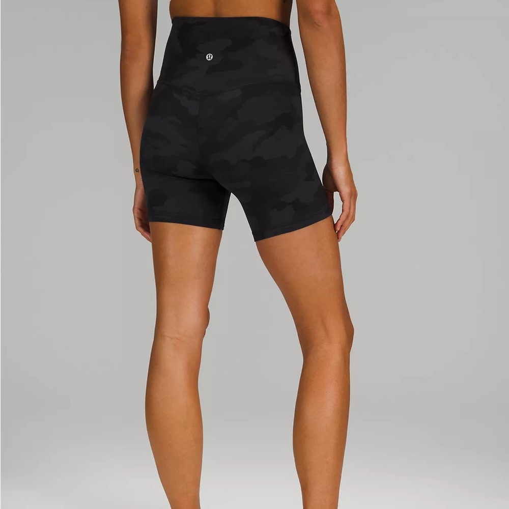 Lululemon Align shorts 3” in green camo